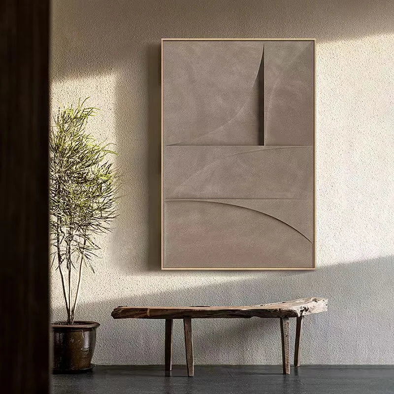 3D Geometric Wall Art Poster, for Modern Homes.