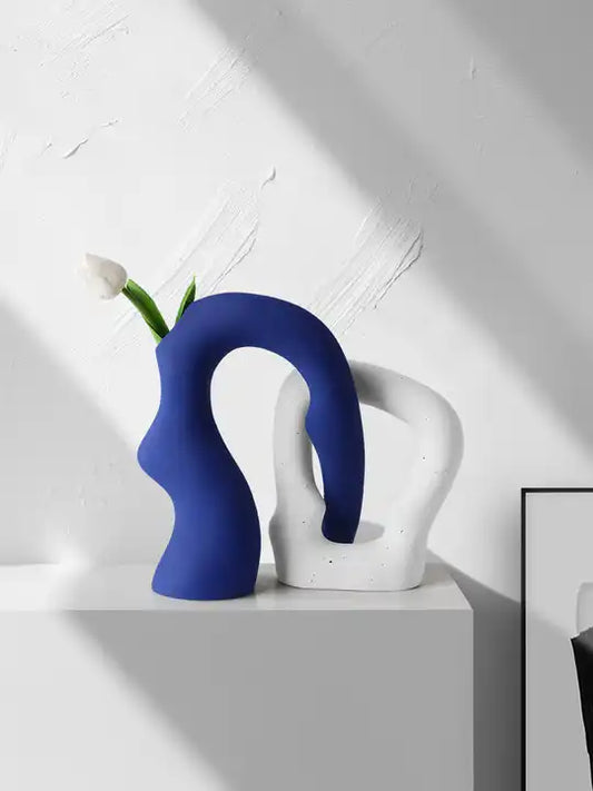 irregular shaped vases