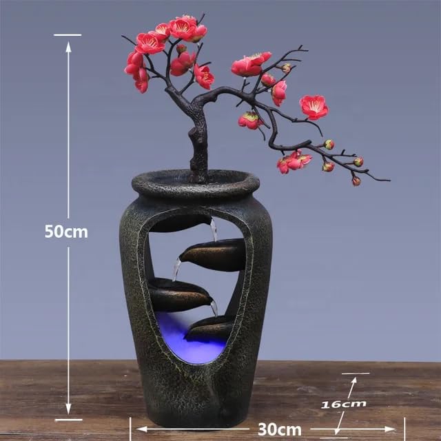 Majestic Mountain Serenity Tabletop Indoor Water Fountain.