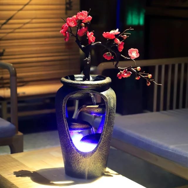 Majestic Mountain Serenity Tabletop Indoor Water Fountain.