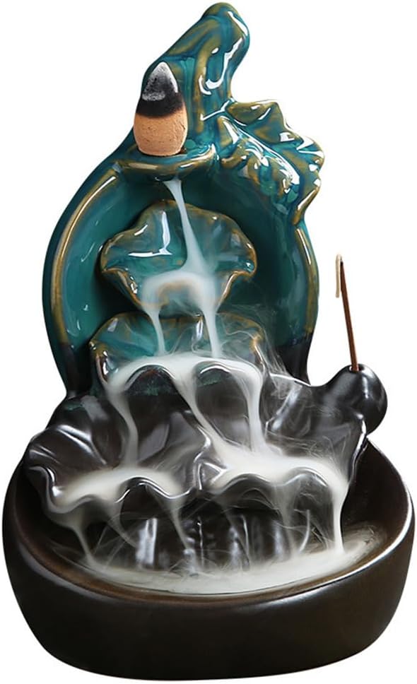 Backflow Incense Burner Stand, Elegant Holder for Tranquil Aromatherapy Experience.