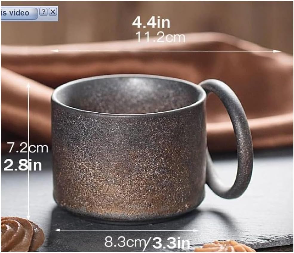 Stylish Ceramic Mugs, Cups with Handles for Office and Home Use.