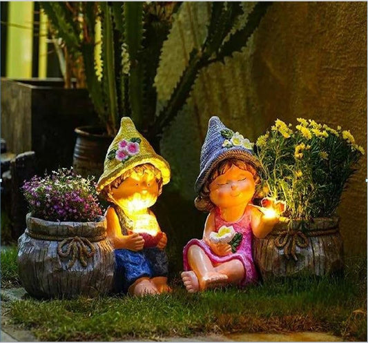 Solar Delights, Cartoon Solar Lights for Garden and Indoor Decor.