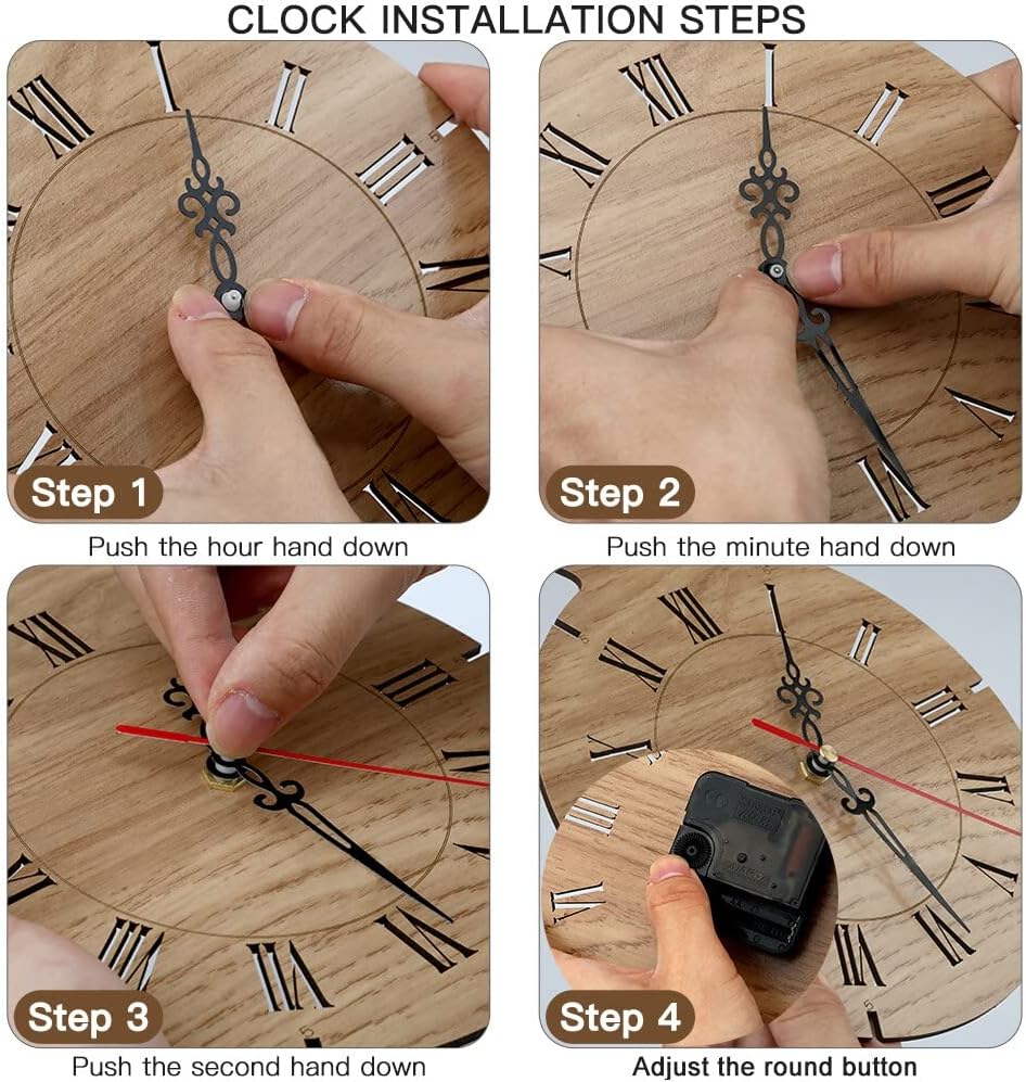 Puzzle Clock 3D Wooden a Seamless Fusion of Artistry and Utility.