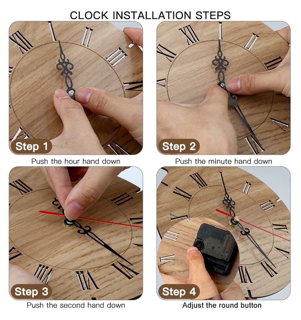 Puzzle Clock 3D Wooden a Seamless Fusion of Artistry and Utility.