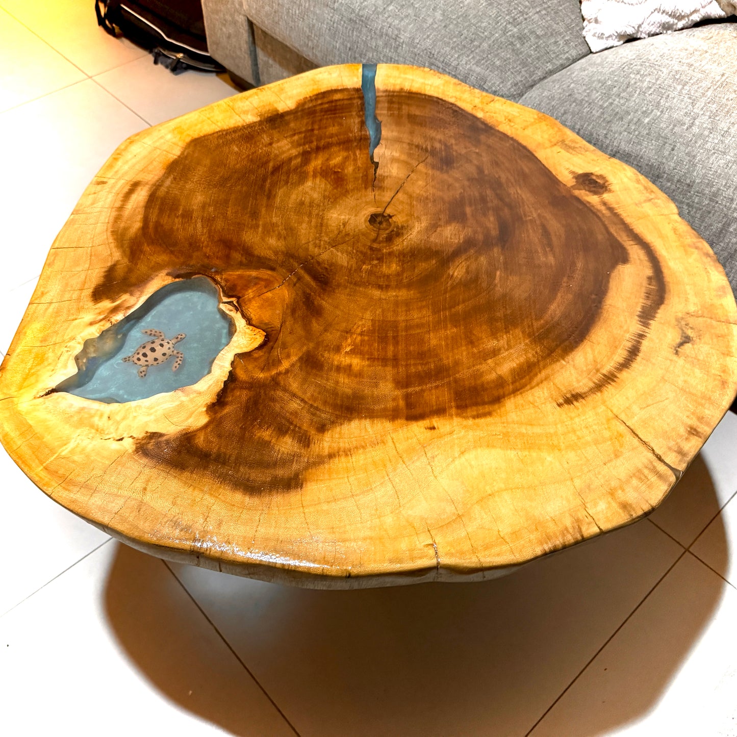 Handmade Ocean Resin Coffee Table