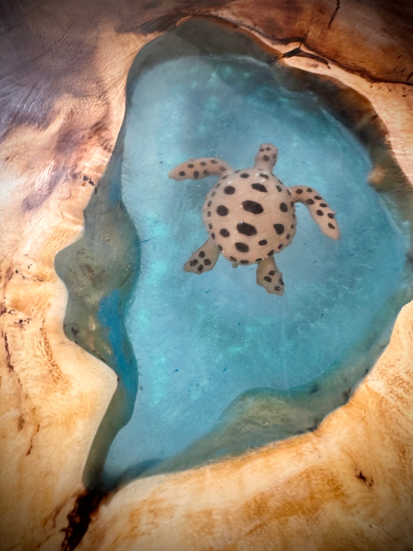 Handmade Ocean Resin Coffee Table