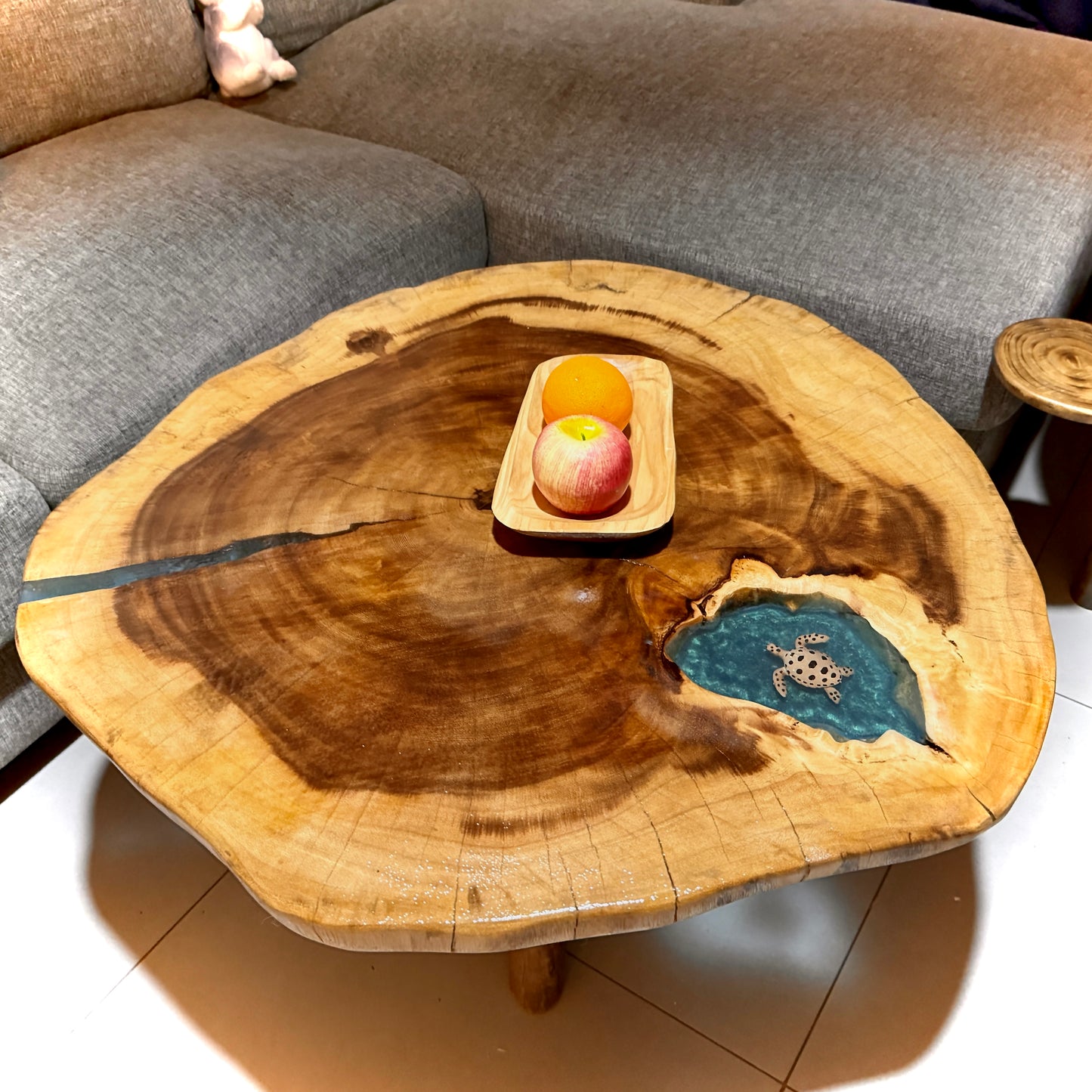 Handmade Ocean Resin Coffee Table