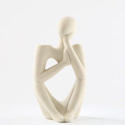 مزهرية مفكرة ديكور حرف خزفية مزهرية لغرفة المعيشة للديكور المنزلي