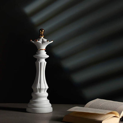 ديكورات ملك وملكة الشطرنج، مقهى، مكتبة، ديكورات غرفة ألعاب الطاولة