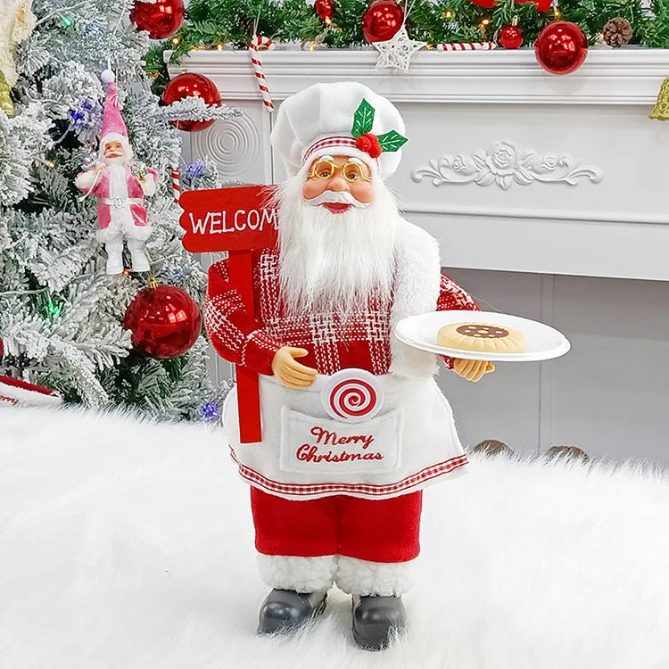 Christmas Santa Claus Doll Toy (17X10X30cm)