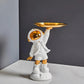 jewelry  Astronaut Resin Tray Nordic Style Decorative Organizer and Ornament Gift for Living Spaces.