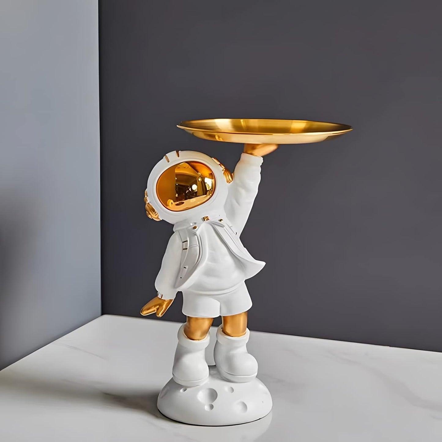 jewelry  Astronaut Resin Tray Nordic Style Decorative Organizer and Ornament Gift for Living Spaces.