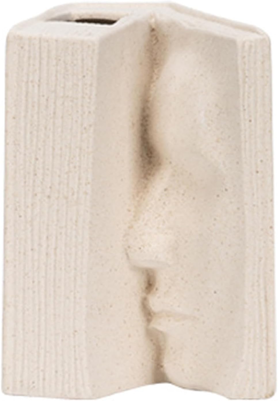 one book face Ceramic Vase, A Stylish Desktop Decoration for Office or Living.