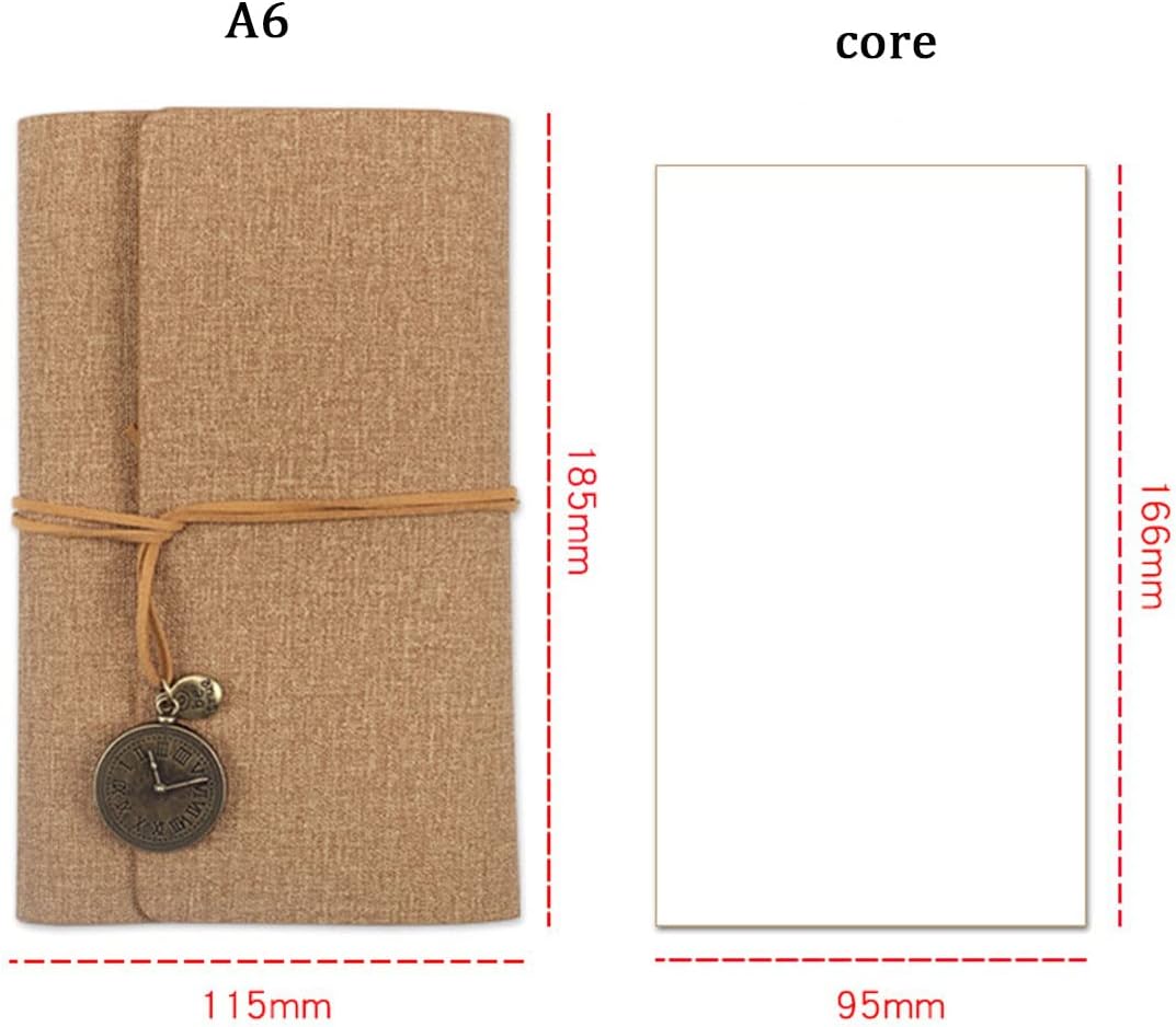 notebook leather writing journal Refillable notebook Travelers Journal daily journal