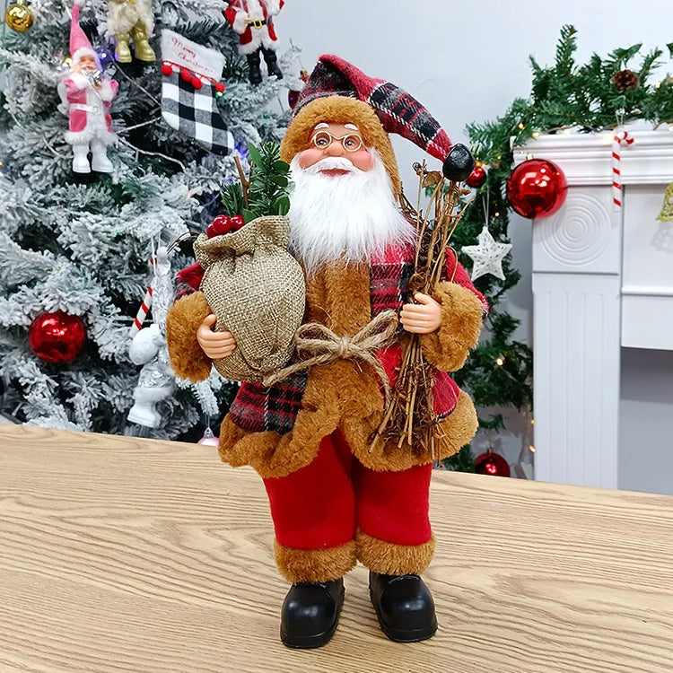 Christmas Santa Claus Doll Toy (17X10X30cm)