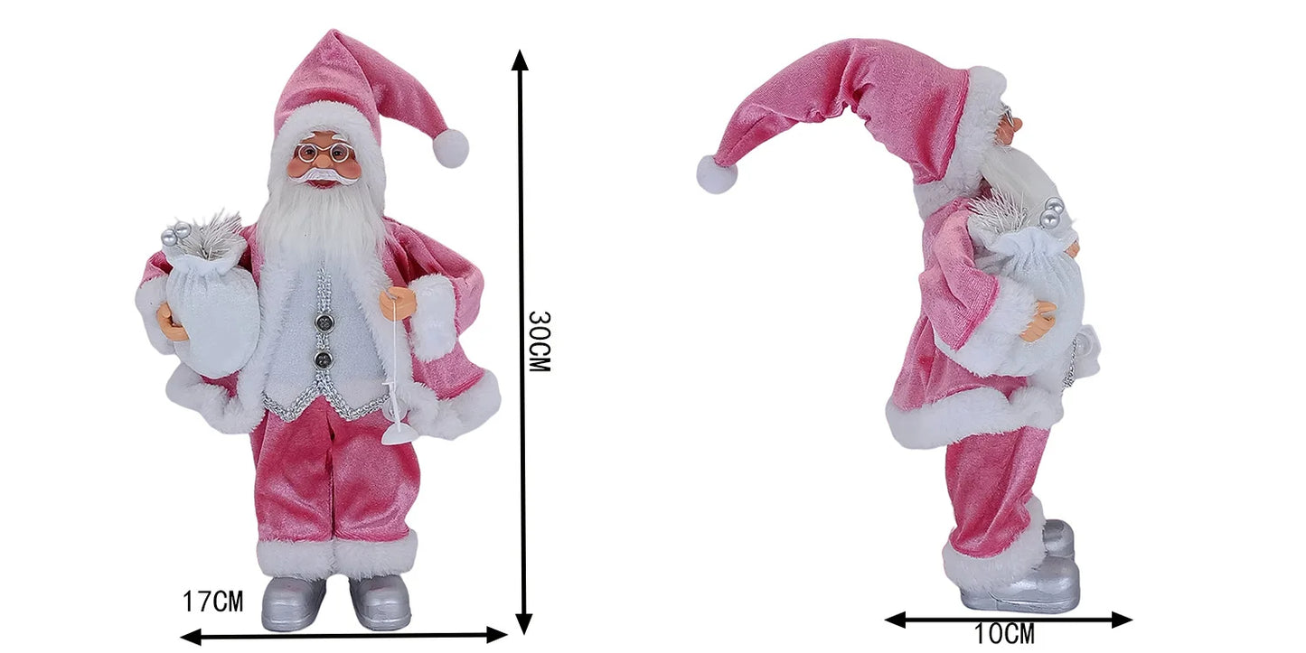 Christmas Santa Claus Doll Toy (17X10X30cm)