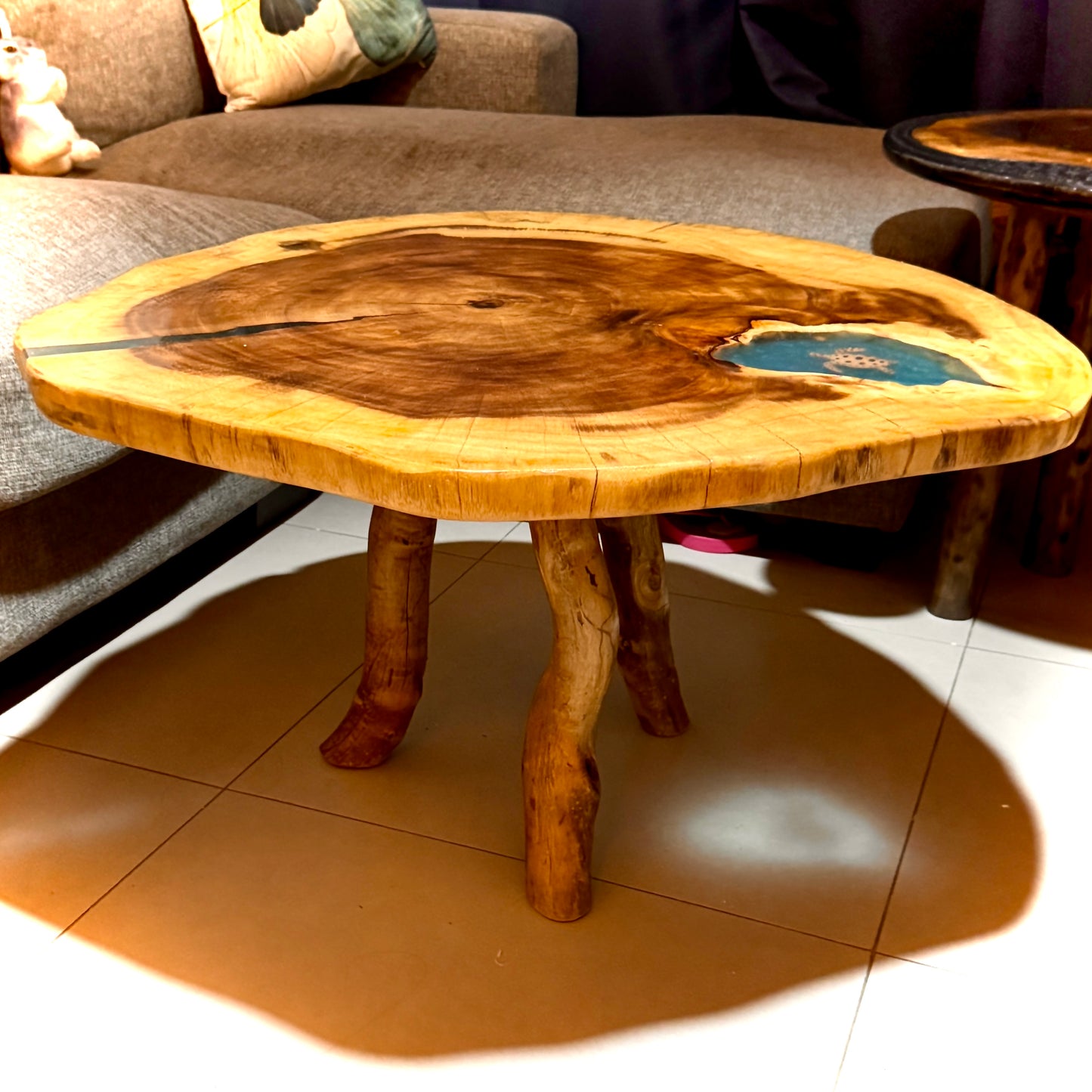 Handmade Ocean Resin Coffee Table