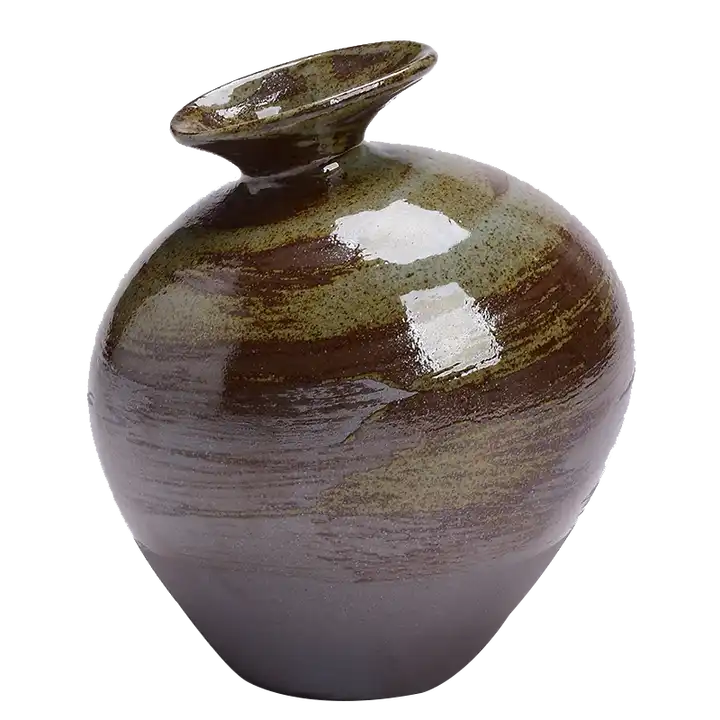 Rustic Ceramic vase, Antique Terracotta pots  Unique Textured pottery Handmade Matt Vase