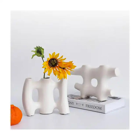 White Irregular Shape Ceramic