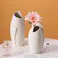 Nordic-inspired ceramic flower pot - an elegant accessory for your desktop or any living space.