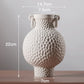 collection of White  Ceramic vases for home decor.