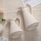 Modern Flower Vase Decoration Beige Ceramic Vase for Home Decor.