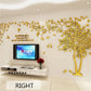 Right Tree 3D Wall Decal Stylish Home Decor for Living Spaces.