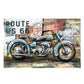 High Quality 3D Motorcycle Wall Art for Modern Living Rooms. 35% sale