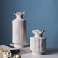 Ceramic Vase Set for Stylish Tabletop Floral Arrangements and Home Decor.