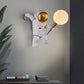 Nordic LED personality astronaut moon children&#39;s room wall lamp kitchen dining room bedroom study balcony aisle lamp decoration