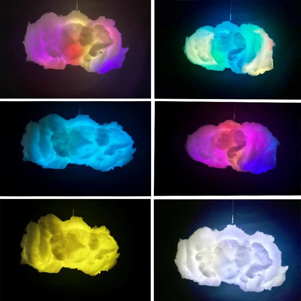 3D Big Cloud Lighting: Smart Remote App Enabled Cloud Lamp .(60x30x24 cm)