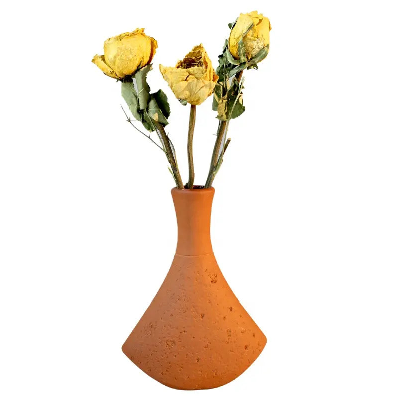 Terracotta Vase Set for Stylish Home Decor and Floral Arrangements.