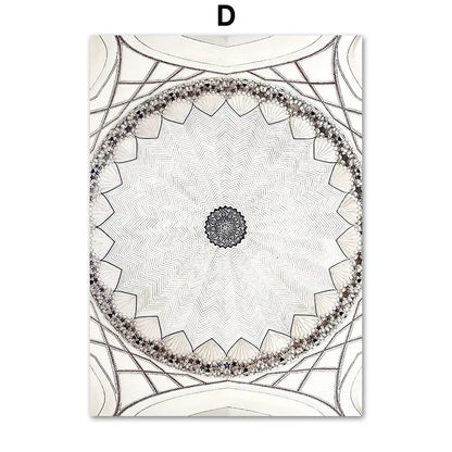 Sheikh Zayed Mosque Arab Calligraphy Love Wall Art Canvas Painting Nordic Posters And Prints Wall Pictures For Living Room Decor