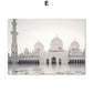 Sheikh Zayed Mosque Arab Calligraphy Love Wall Art Canvas Painting Nordic Posters And Prints Wall Pictures For Living Room Decor