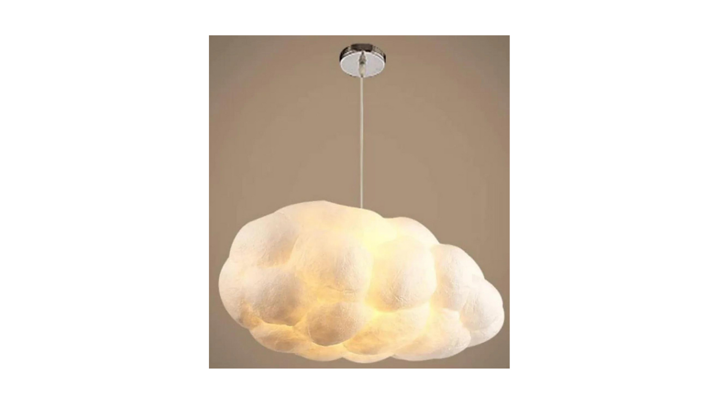 Modern Ceiling pendant Light, Creative Cloud Shaped, Floating Cloud Ceiling Pendant Lights, Cotton Chandeliers fit all Rooms and spaces (40X23X16)