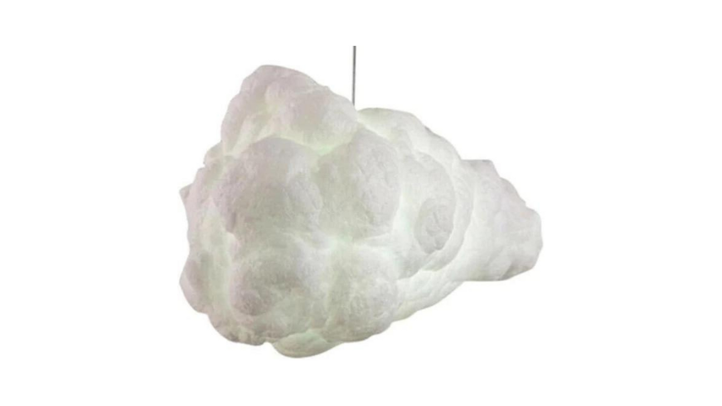 Modern Ceiling pendant Light, Creative Cloud Shaped, Floating Cloud Ceiling Pendant Lights, Cotton Chandeliers fit all Rooms and spaces (60X35X26)