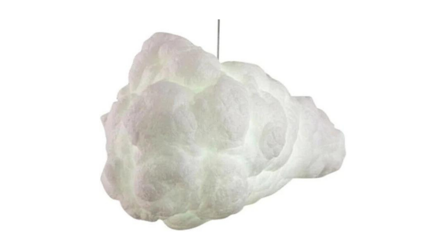 Modern Ceiling pendant Light, Creative Cloud Shaped, Floating Cloud Ceiling Pendant Lights, Cotton Chandeliers fit all Rooms and spaces (60X35X26)