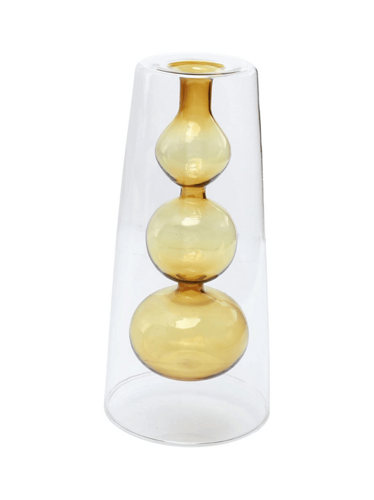 Hydroponic Clear Glass Vase