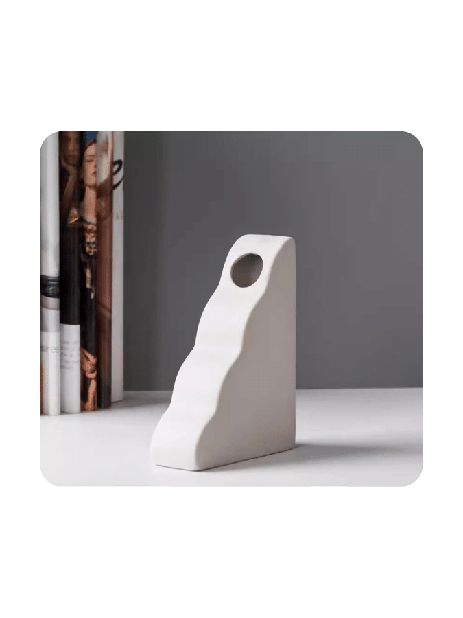 Modern White Ceramic Vase