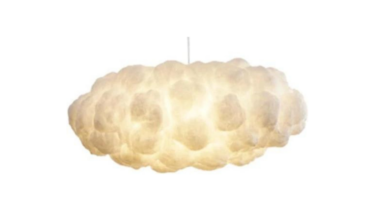 Modern Ceiling pendant Light, Creative Cloud Shaped, Floating Cloud Ceiling Pendant Lights, Cotton Chandeliers fit all Rooms and spaces (150X60X40)