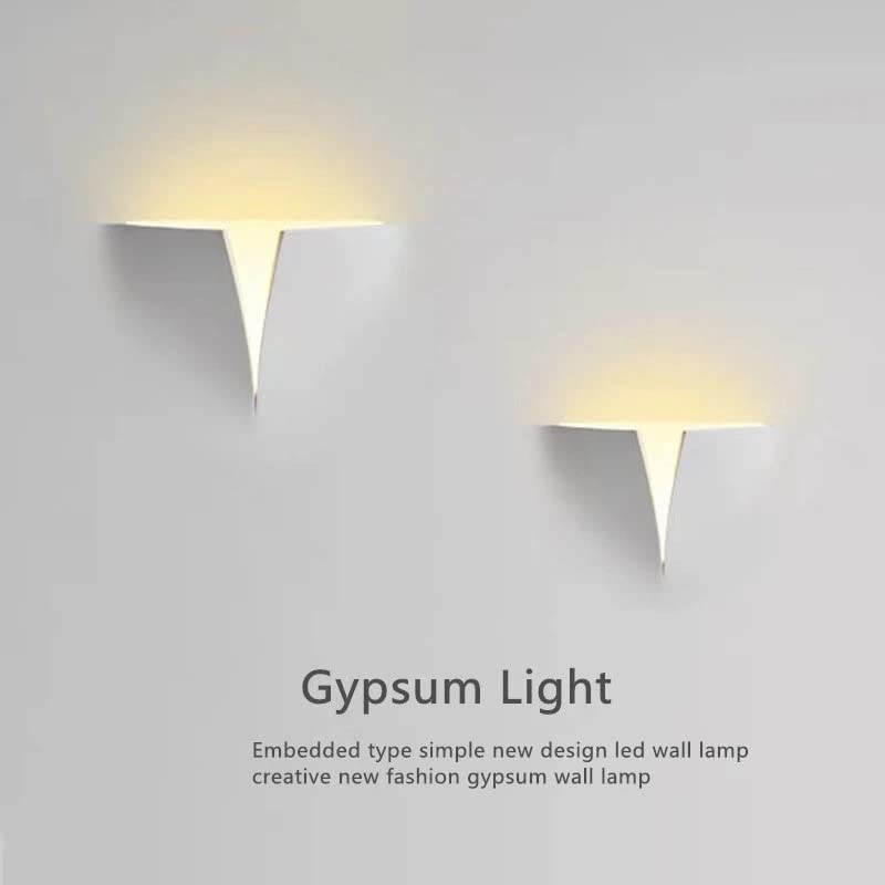 Embedded Gypsum Wall/Ceiling Lamp: Modern and Sleek Lighting Fixture for Stylish Interiors.