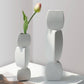 Sleek Ceramic Vase, Minimalist Modern Design for Stylish Home and Office Decor.