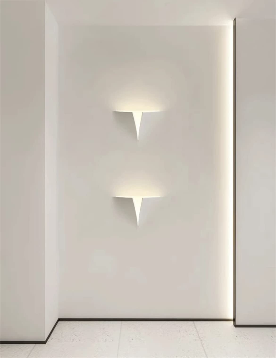 Embedded Gypsum Wall/Ceiling Lamp: Modern and Sleek Lighting Fixture for Stylish Interiors.