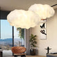 Modern Ceiling pendant Light, Creative Cloud Shaped, Floating Cloud Ceiling Pendant Lights, Cotton Chandeliers fit all Rooms and spaces (150X60X40)