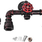 Industrial Loft Water Pipe Wall Lamp, Vintage Charm for Modern Spaces.