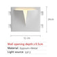 Embedded Gypsum Wall/Ceiling Lamp: Modern and Sleek Lighting Fixture for Stylish Interiors.