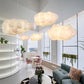 Creative Cloud-Shaped Ceiling Pendant Light, Modern and Whimsical Décor for Living Rooms, Restaurants, and Bars (120x50x35).