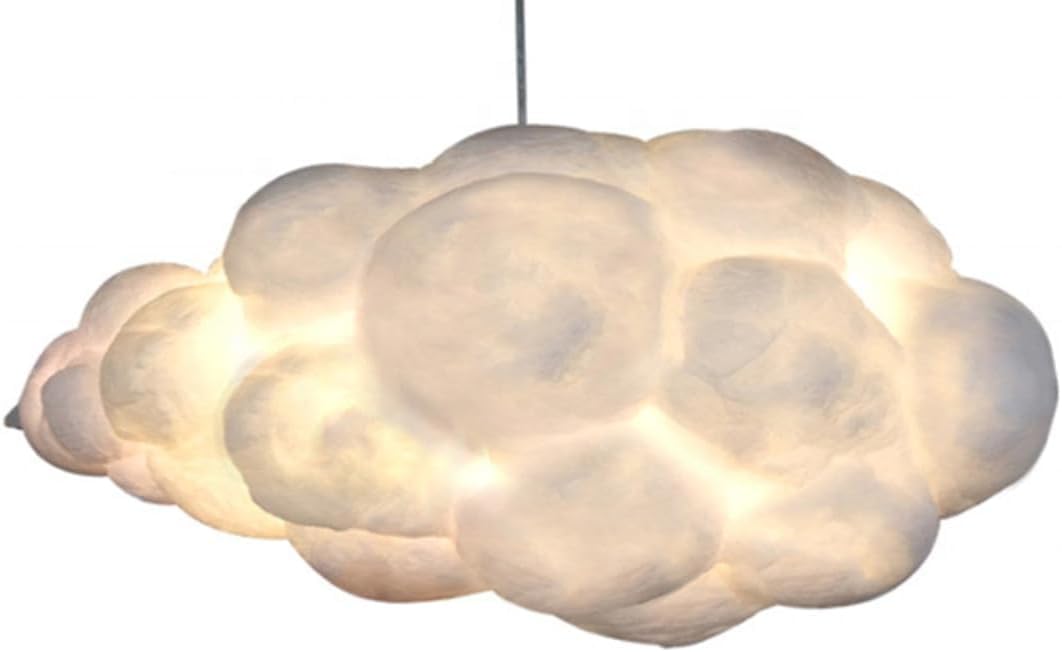 Modern Ceiling pendant Light, Creative Cloud Shaped, Floating Cloud Ceiling Pendant Lights, Cotton Chandeliers fit all Rooms and spaces(70X40X26)