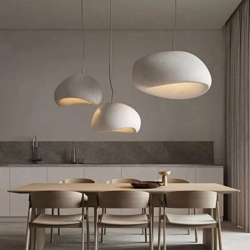 Nordic Minimalist LED Pendant Lights Embracing Simplicity and Nature's Beauty.